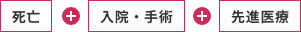 死亡+入院・手術+先進医療